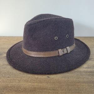 Stetson Brown Wool Hat with Tan Band